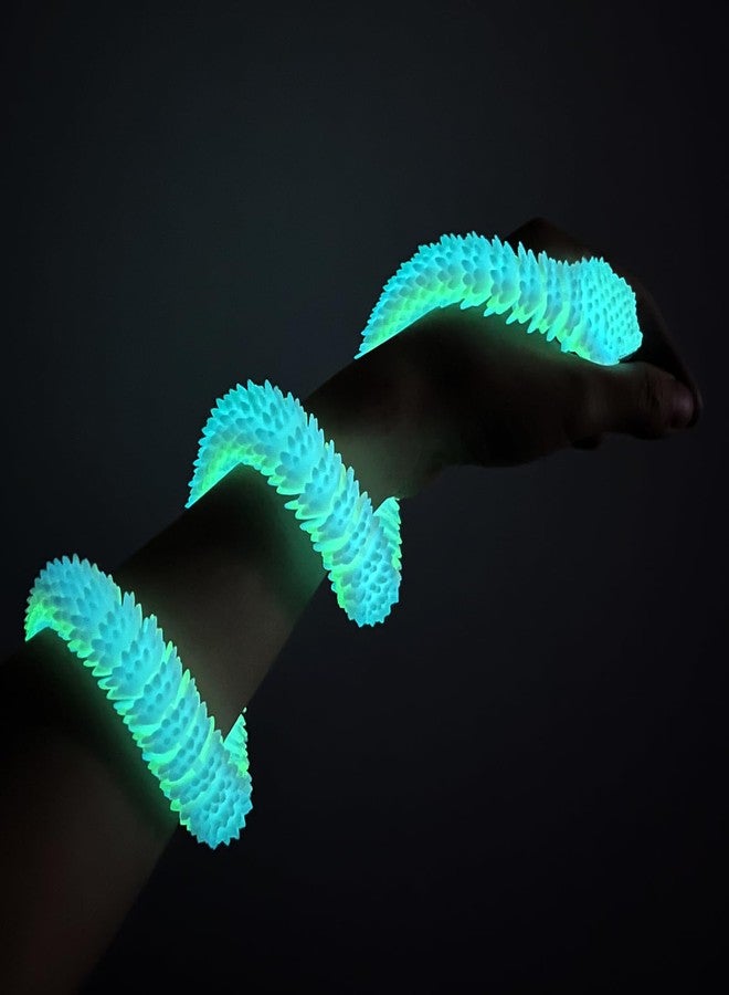 Lohoee 24in 3D Printed Snake Toys,3D Printed Animal, Glow in The Dark Flexible 3D Printed Snake, Fidget ADHD Snake Toys for Animal Collectors, Creative Funny Toy, Easter Basket Stuffers - Image 3
